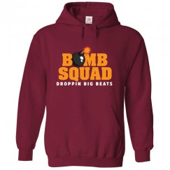 Bomb Squad Droppin Big Beats Classic Unisex Kids and Adults Pullover Hoodie for Gaming Lovers